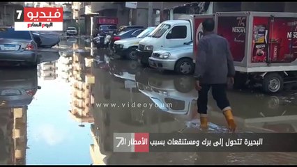 Download Video: البحيرة تتحول إلى برك ومستنقعات بسبب الأمطار الغزيرة