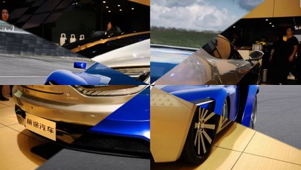 Chinese  Introduced the First  electric  supercar