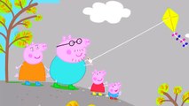 Peppa Pig Flying A Kite Coloring part3