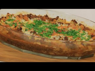 قالب القرنبيط باللحمة المفرومة | سالي فؤاد