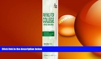 FAVORIT BOOK Paying for College Without Going Broke, 2012 Edition (College Admissions Guides) 1st