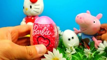 BARBIE Überraschungseier Ü Eier auspacken Deutsch mit Hello Kitty