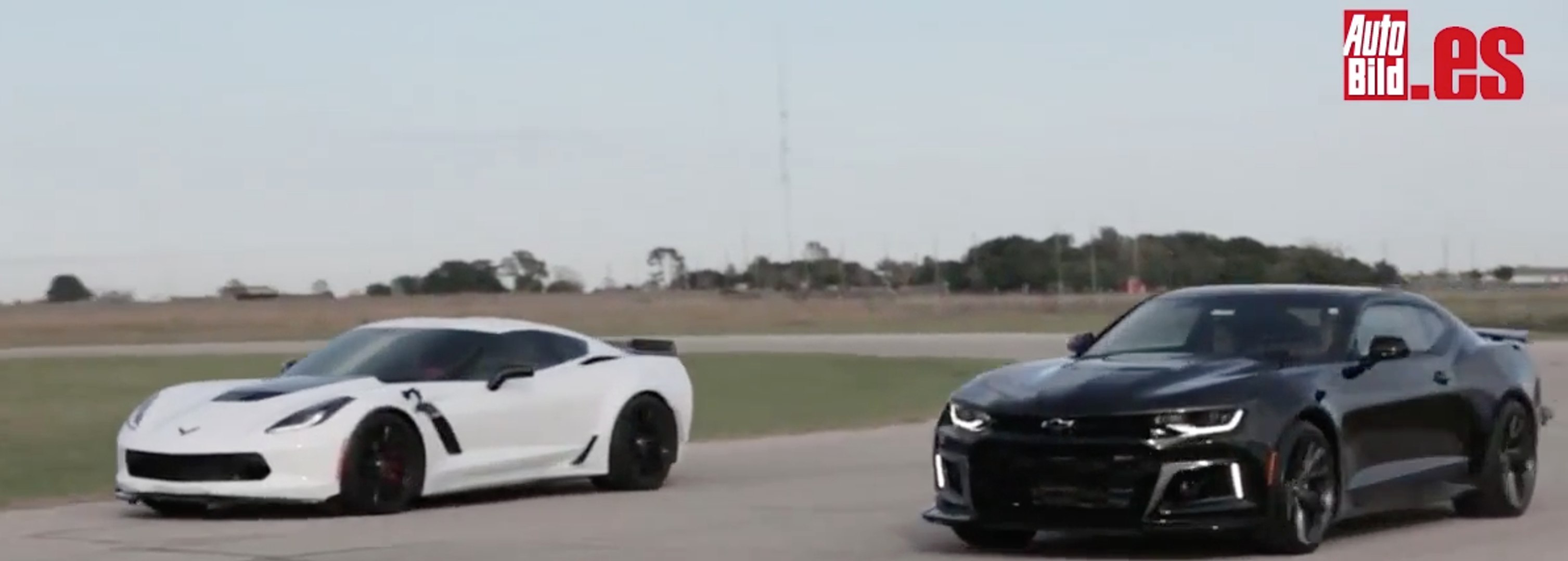 VÍDEO: Drag Race: Camaro ZL1 contra Corvette Z06 - Vídeo Dailymotion