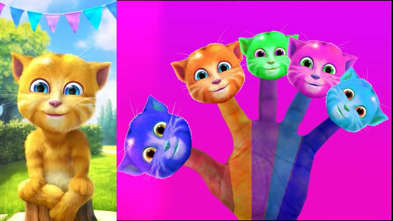 Talking Angela Finger Family Lollipop for kids Talking Friends Lollipop