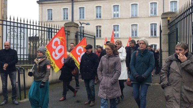 Les agents du département défendent les acquis sociaux