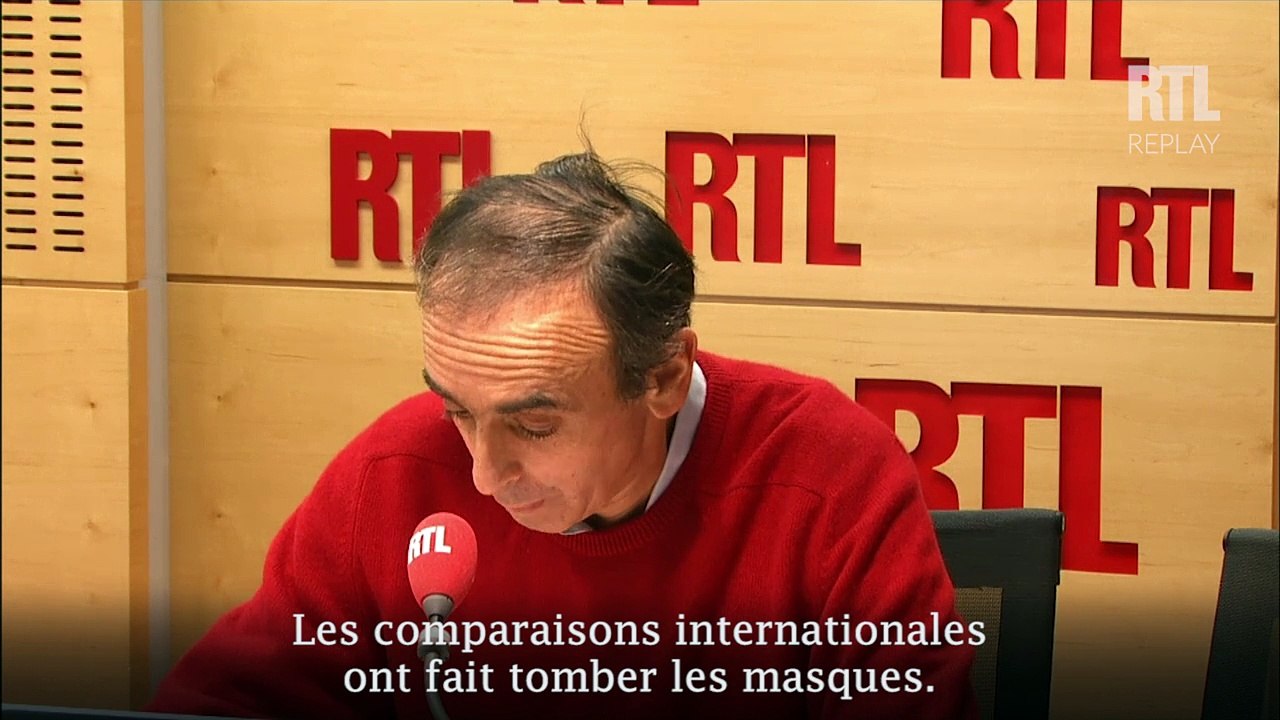 Eric Zemmour  Le niveau de nos élèves ne baisse pas, il s'effondre