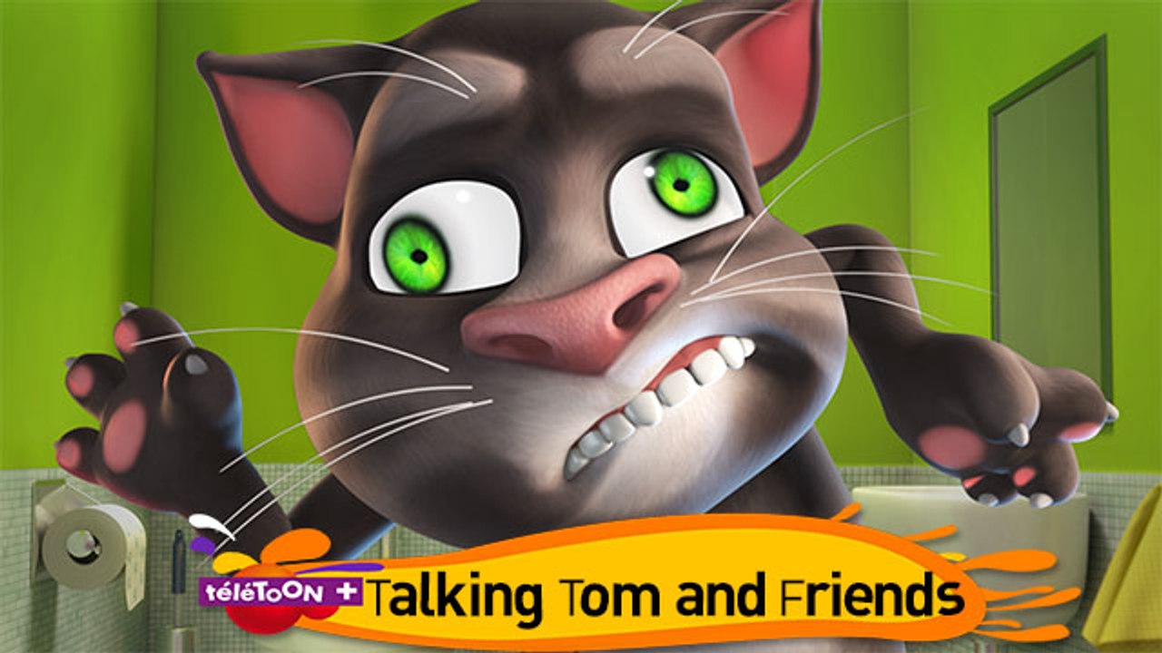 TALKING TOM AND FRIENDS - Episode en francais  "Bonjour TOM " - Dessin animé TéléTOON+