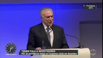 Temer admite que `incidentes` na política afetam a confiança no país