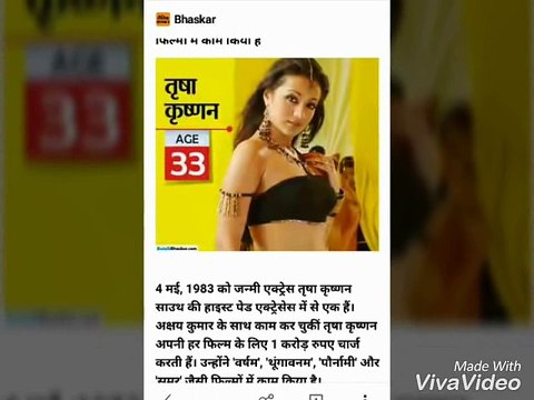 popular south indian actresses age