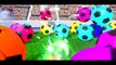 GIANT BALLS COLORS for Donald Duck HULK & Mickey Mouse + Monster Trucks CARS & Finger FAMILY SONG