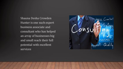 Shauna Crowden - Building Business for Success