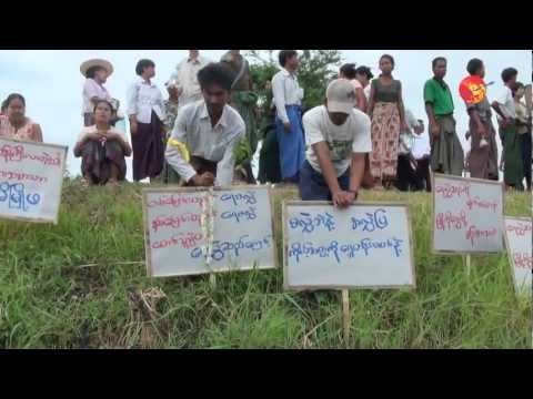 Local residents protest dam in Panlaung