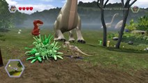 LEGO YAŞANANLAR BEBEK T-Rex ve Velociraptor çocuklar için Jurassic Park Video oynarken