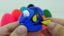 Nemo Encontrar Brinquedos Dora E Os Ovos Surpresa Jogar Doh Para As Crianças A Aprender As