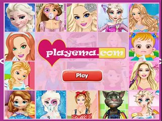 Anna und Elsa deutsch - Baby Elsa leidet Of Masern - mädchen spiele
