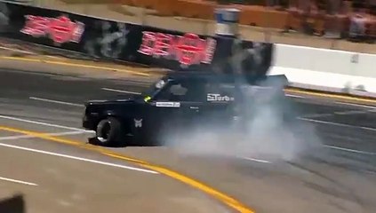 600hp 13b turbo rotary datsun 1200 station wagon drifting