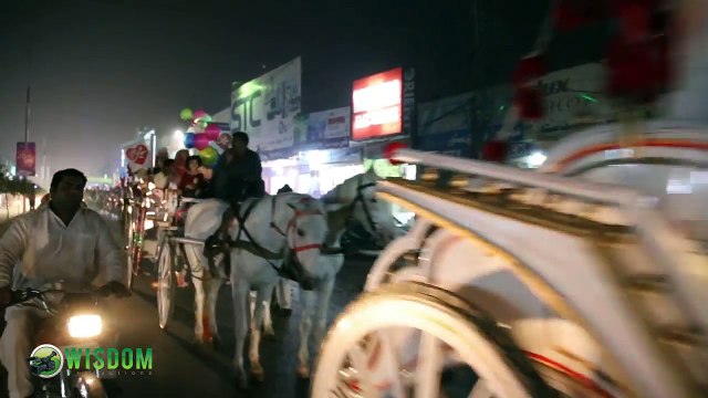 Jashna e Milad un Nabi PBUH Jaloos 1 Rabi ul Awal Camels and Horse Carts in Lahore Pakistan 2016