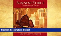 FAVORITE BOOK  Business Ethics, A Teaching and Learning Classroom Edition: Concepts and Cases