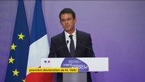 Manuel Valls après le renoncement de François Hollande : 