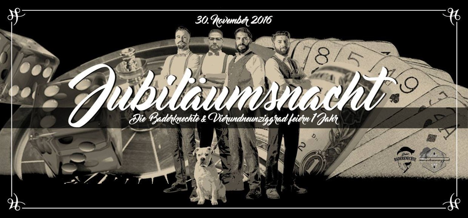 Jubiläumsnacht - Bäderknechte &Vierundneunziggrad feiern 1 Jahr