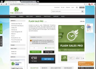 Premium Flash Sales Module