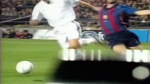 الشوط الاول مباراة ريال مدريد و برشلونة 2-0 نصف نهائي دوري الابطال 2002