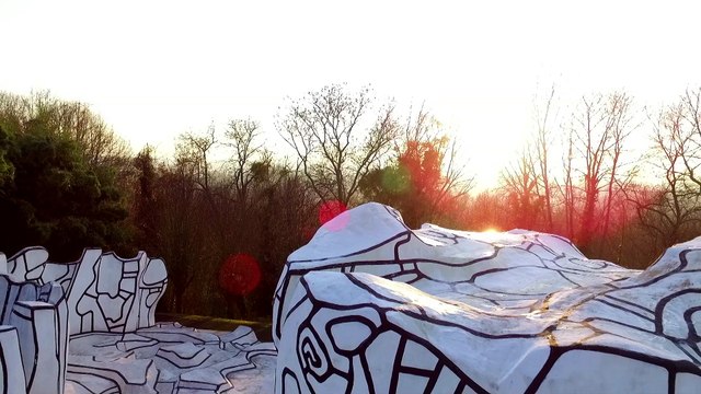 La Closerie Falbala de Jean Dubuffet à Périgny-sur-Yerres Fondation Dubuffet un film au drone de Lionel Fouré