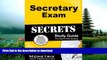 READ PDF Secretary Exam Secrets Study Guide: Secretary Test Review for the Civil Service Secretary