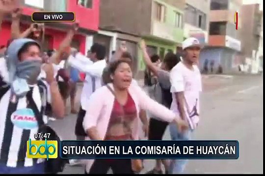 Huaycán: una persona fallecida y más de 40 detenidos tras disturbios