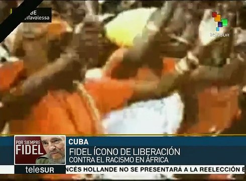 Fidel Castro apoyo las luchas africanas anticoloniales