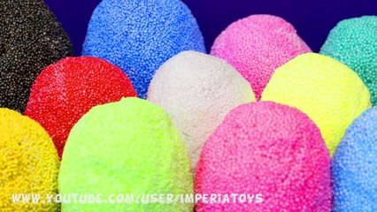 Many Foam Clay Eggs with Surprise Toys for Kids! PAW PATROL HELLO KITTY MASHA PRINCESS CAR SPIDERMAN