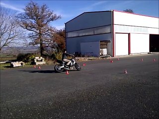 Plateau Moto Exercices Maniabilité Permis Amélioré