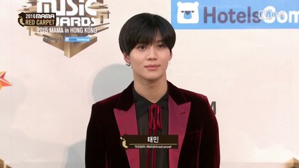 [2016 MAMA] Red Carpet_Lee Tae-min(태민)