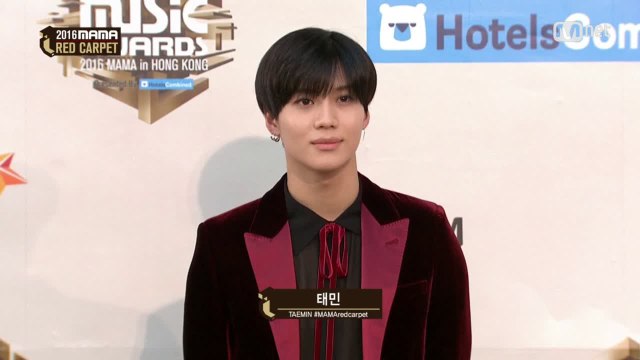 [2016 MAMA] Red Carpet_Lee Tae-min(태민)