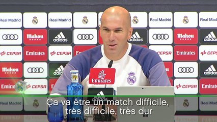 Clasico - Zidane : "Nous sommes prêts"