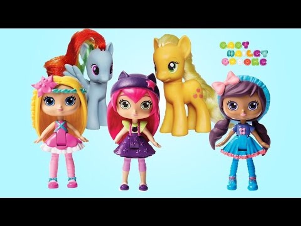 PRETEND: LITTLE CHARMERS, APPLEJACK AND RAINBOW DASH HAVE TEA AND STUFF