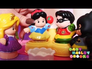 Pretend Series: The Search For Princess Belle. Starring Batman, Rapunzel, Snow White and Robin.