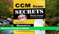 EBOOK ONLINE CCM Exam Secrets Study Guide: CCM Test Review for the Certified Case Manager Exam