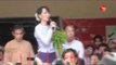 Suu Kyi's Speech at NLD (HQ) on April 2.