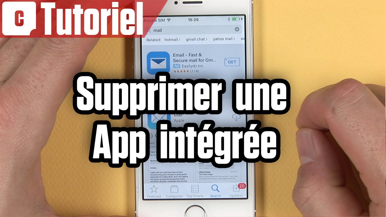 Tuto iPhone : comment supprimer les applications par défaut