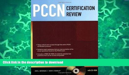 FAVORIT BOOK PCCN Certification Review (Brorsen, PCCN Certification Review with CD-ROM) READ EBOOK