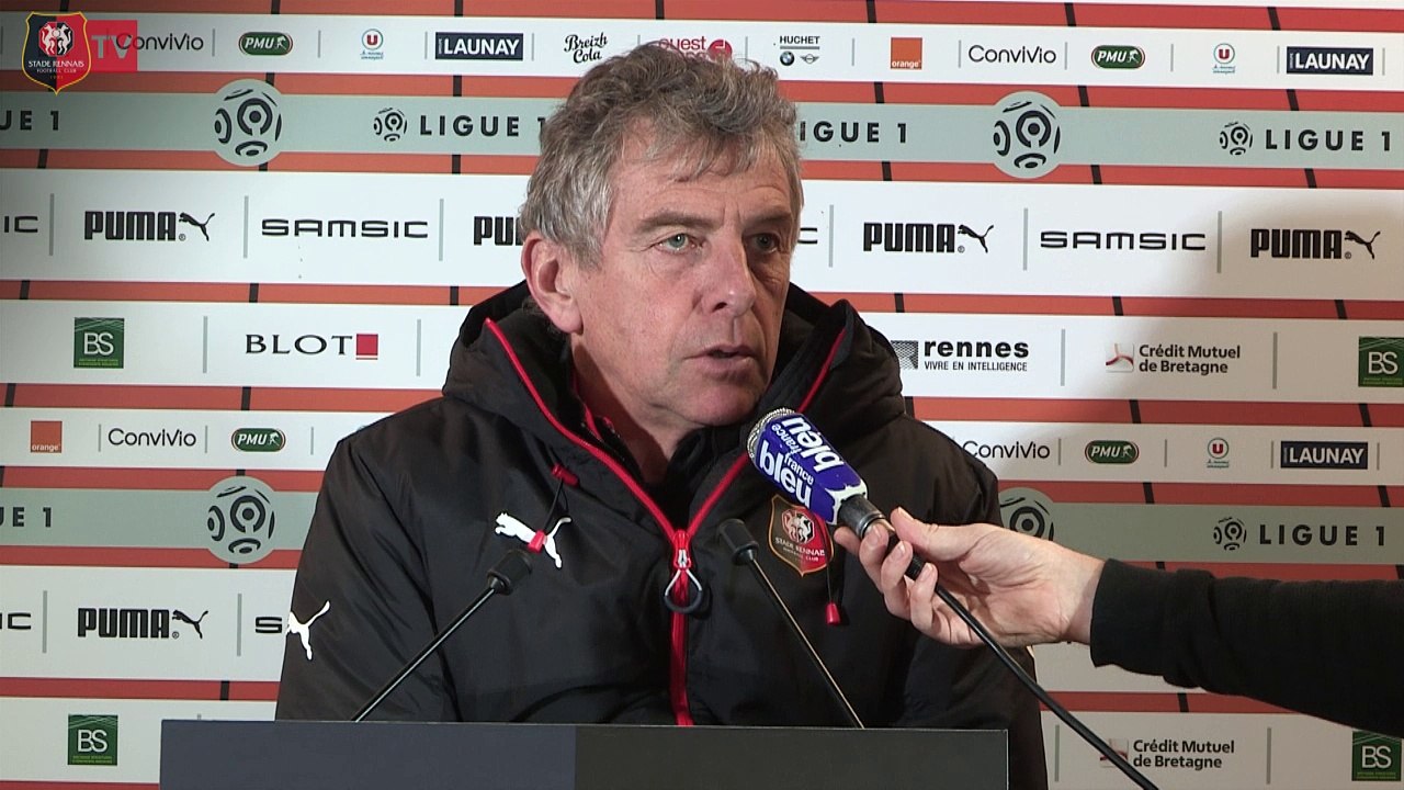 J16. Stade Rennais F.C. / St-Etienne : Conférence de presse