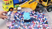 As pequeno ônibus brinquedo surpresa ovos Aprenda números cores - brinquedo carro