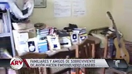 Hacen emotivo video para sobreviviente de Chapecoense