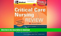 FAVORIT BOOK Critical Care Nursing Review: Pearls of Wisdom, Second Edition READ EBOOK