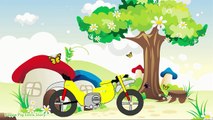 Peppa Pig On Motorbike Peppa Pig Painting Videos Nursery Rhymes for children