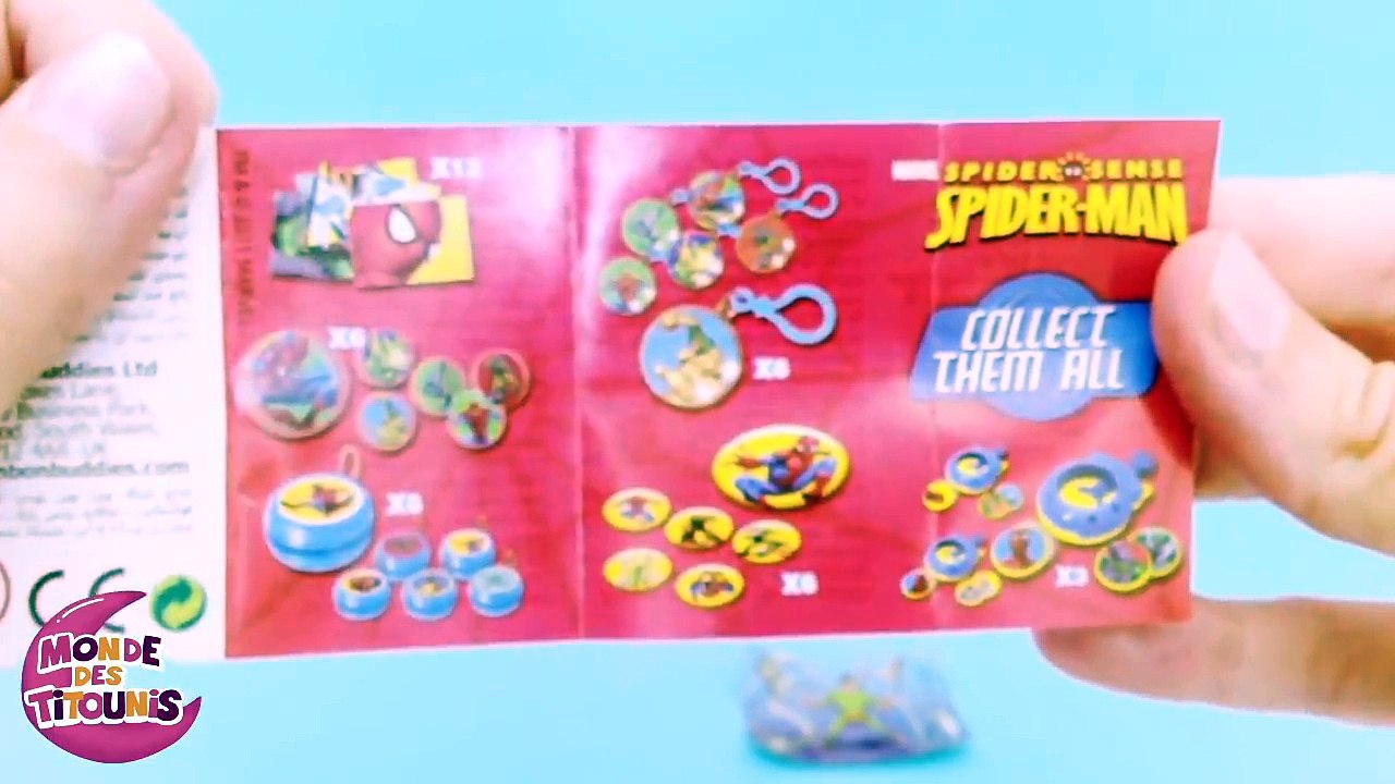 Oeufs surprises Spiderman Unboxing surprise eggs Titounis