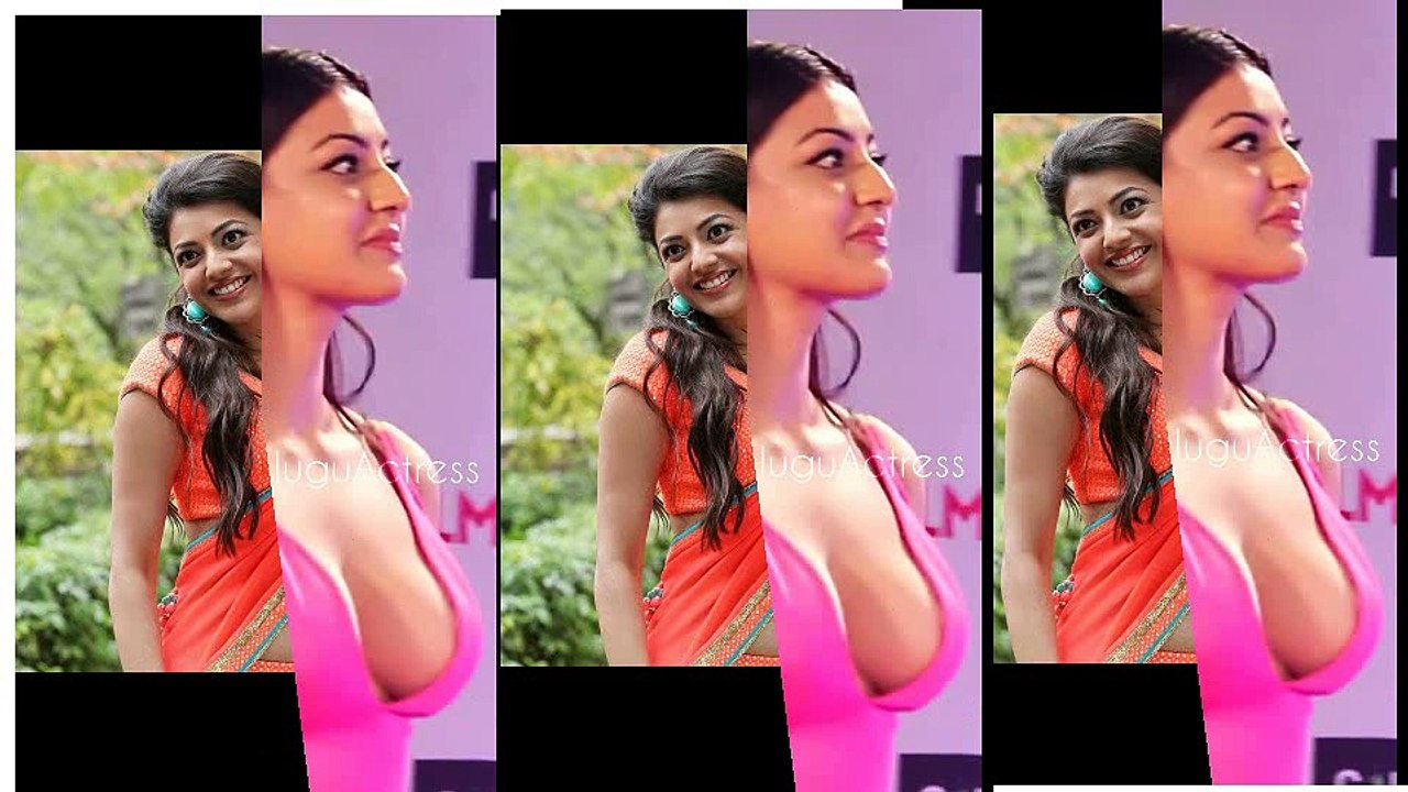 kajal agarwal hot in bra