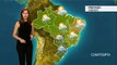 Previsão Brasil - Nuvens carregadas no centro-sul