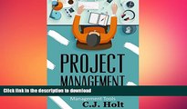 PDF ONLINE Project Management: 26 Game-Changing Project Management Tools (Project Management, PMP,